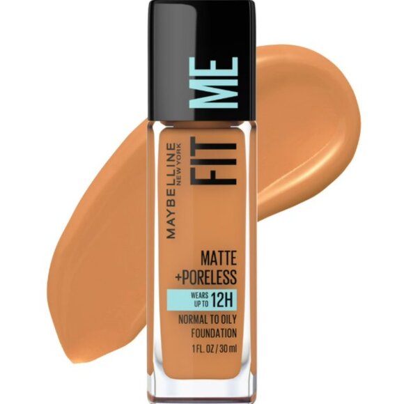 Maybelline Fit Me Matte + Poreless Liquid -  334 Warm Sun - Picture 1 of 8